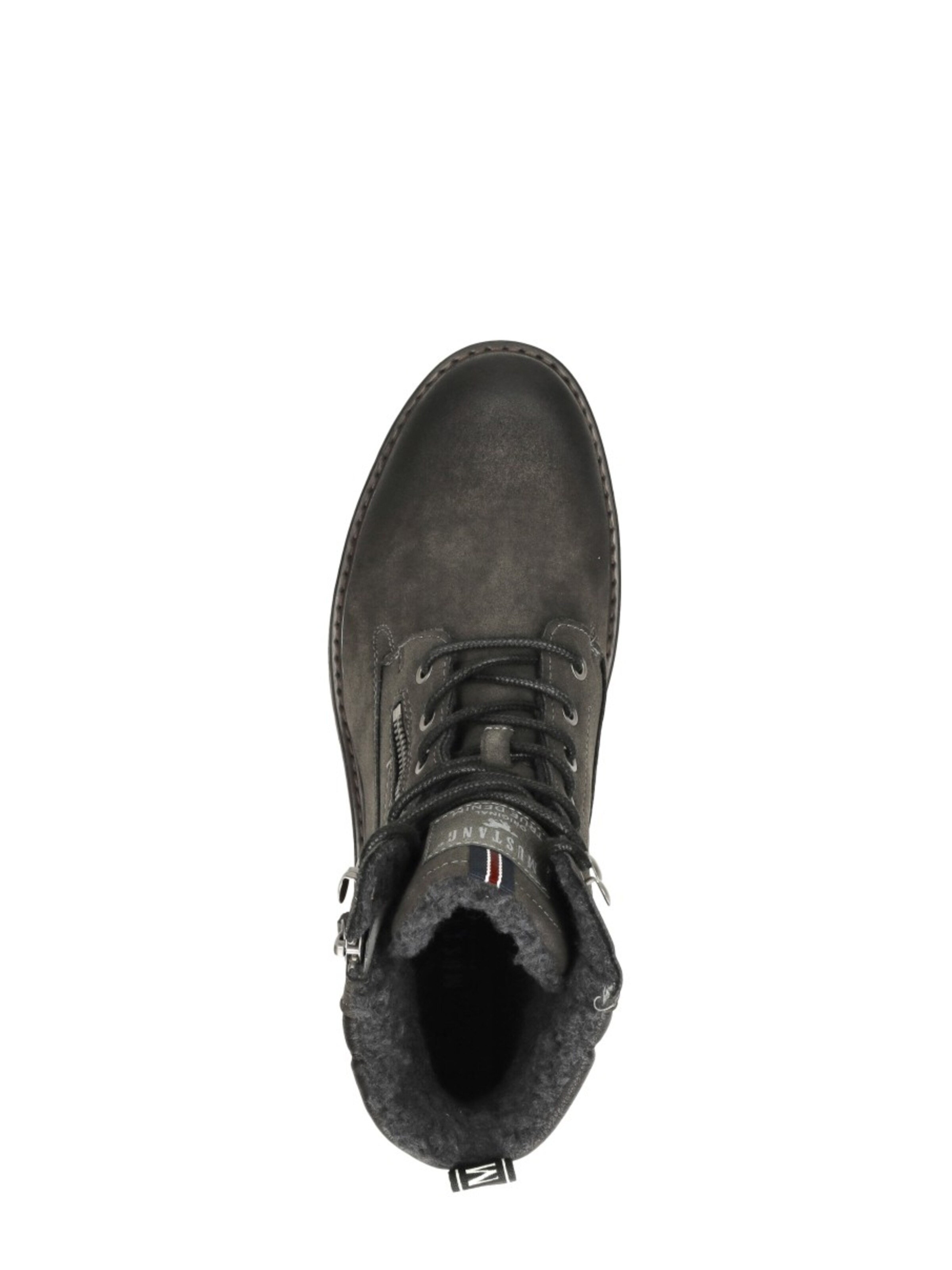 Bottes à lacets 'Veterschoenen Hoog' MUSTANG en gris
