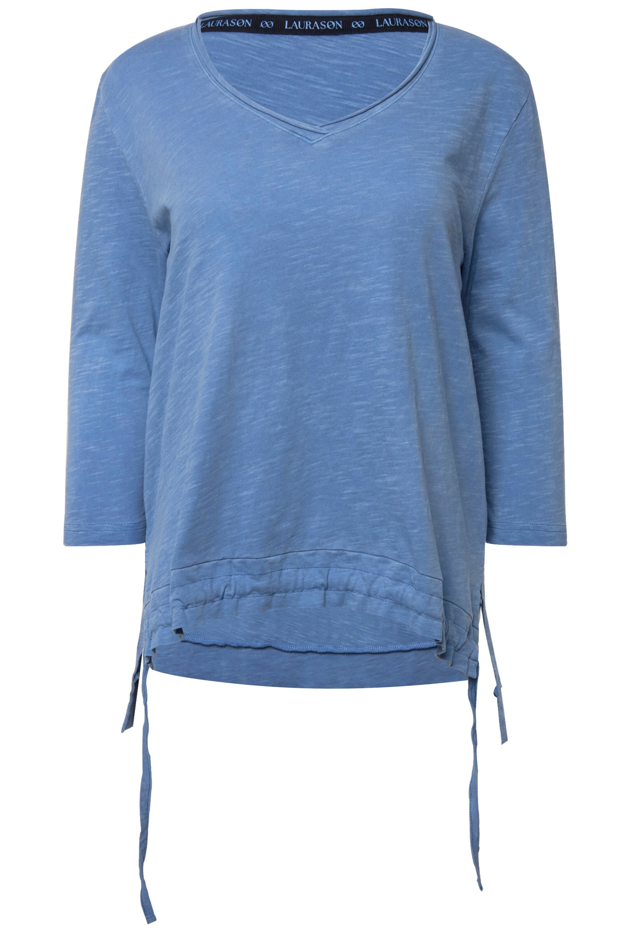LAURASØN Shirt in Blauw: voorkant