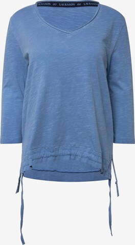 T-shirt LAURASØN en bleu : devant