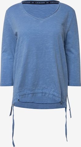 T-shirt LAURASØN en bleu : devant