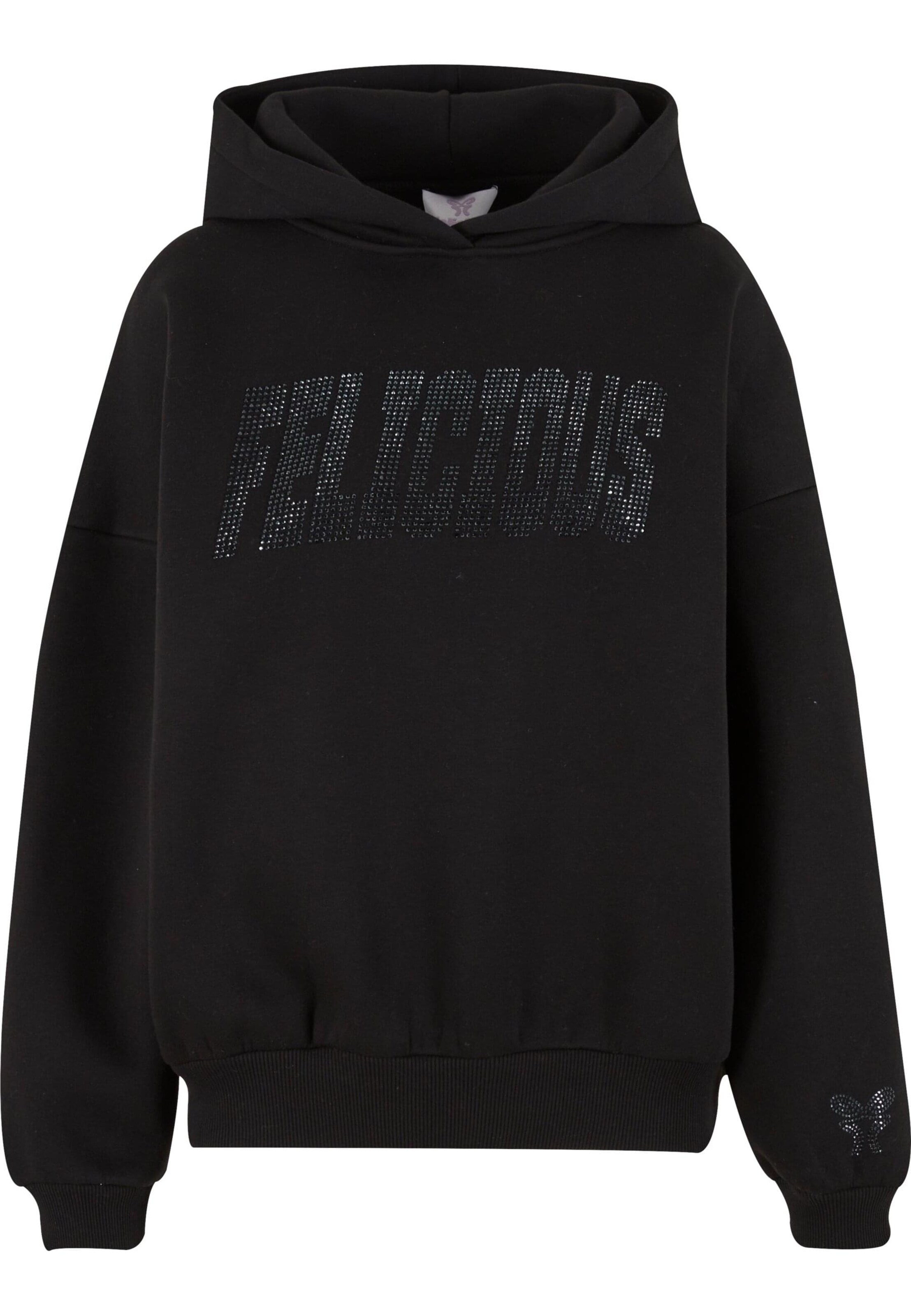 Felicious Sweatshirt in Black: front
