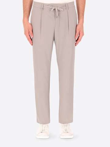 Effilé Pantalon chino 'Rio T.Active' Distretto12 en gris : devant