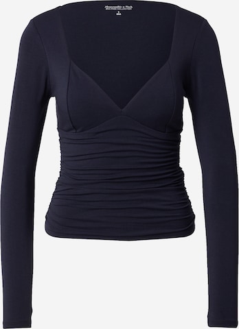 melns Abercrombie & Fitch T-Krekls 'ZOE': no priekšpuses