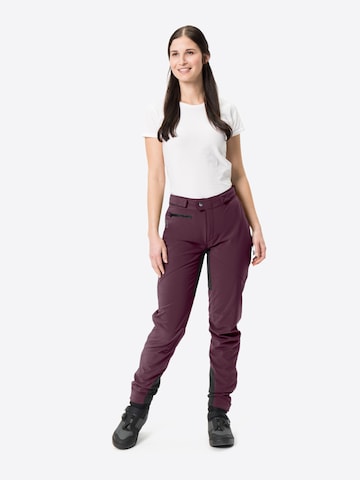 VAUDE Tapered Outdoor trousers 'Qimsa II' in Purple