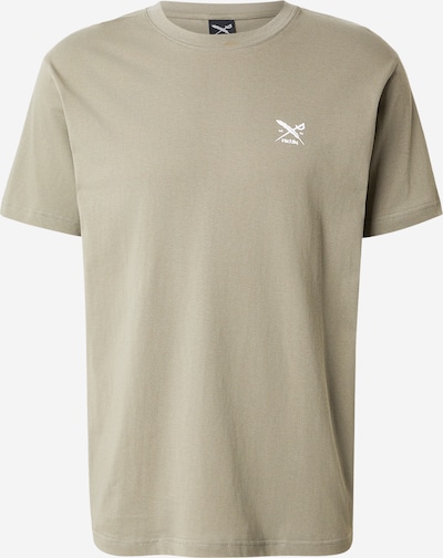 Marškinėliai iš Iriedaily, spalva – alyvuogių spalva / balta, Prekių apžvalga