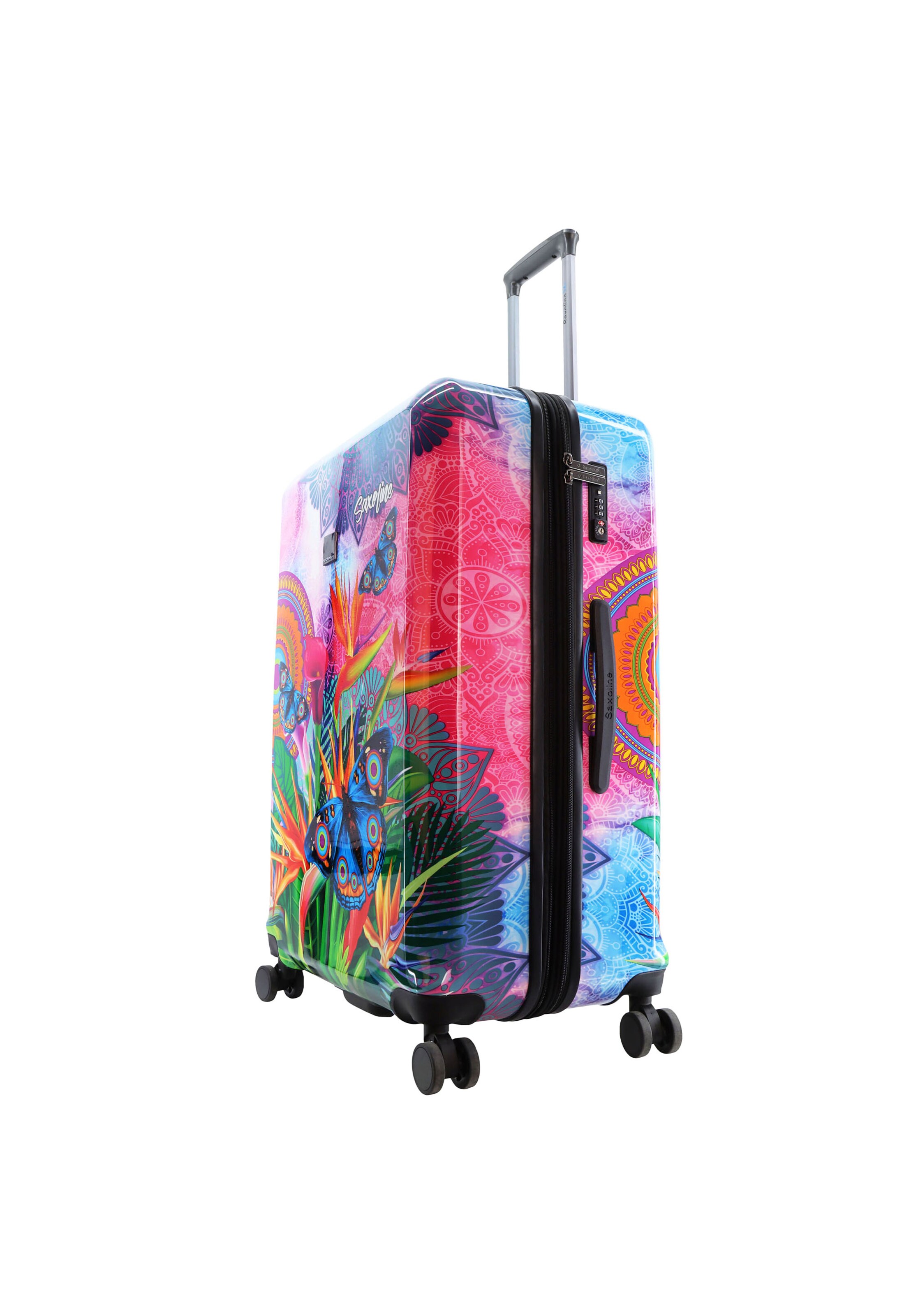 Saxoline Blue Suitcase in Mixed colors