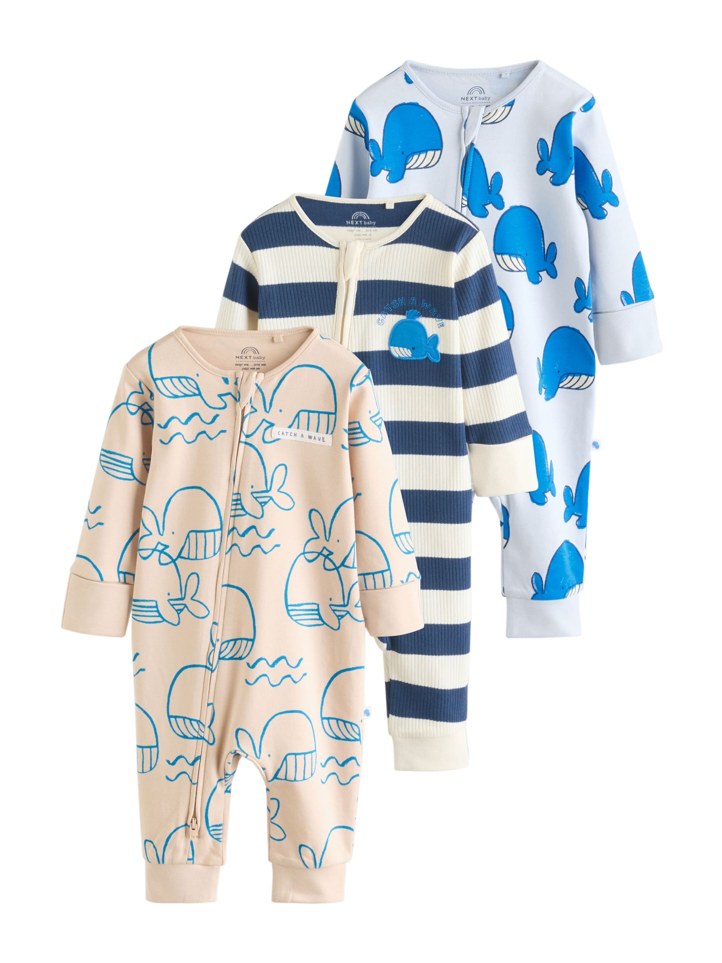 Next Schlafanzug in Beige: Vorderseite