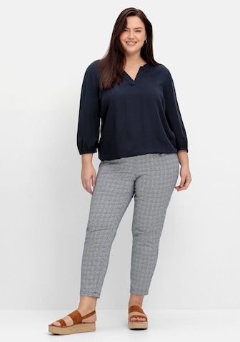 SHEEGO Slim fit Trousers in Blue