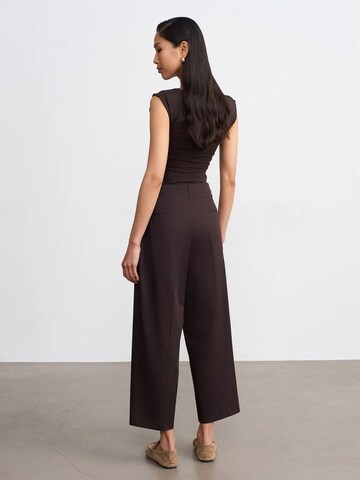 Wide leg Pantaloni di Dilvin in marrone