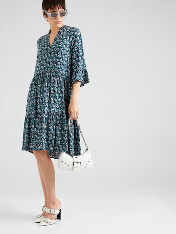 SAINT TROPEZ Shirt Dress 'Eda' in Blue