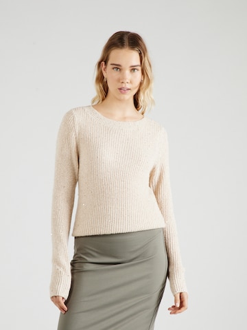 ABOUT YOU Sweater 'Katrin' in Beige: front