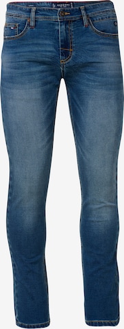 KOROSHI Slimfit Farkut värissä sininen: etupuoli