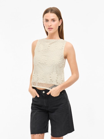 VILA - Top 'VICanisa' en blanco: frente