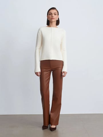 Flared Pantaloni di Dilvin in marrone: frontale