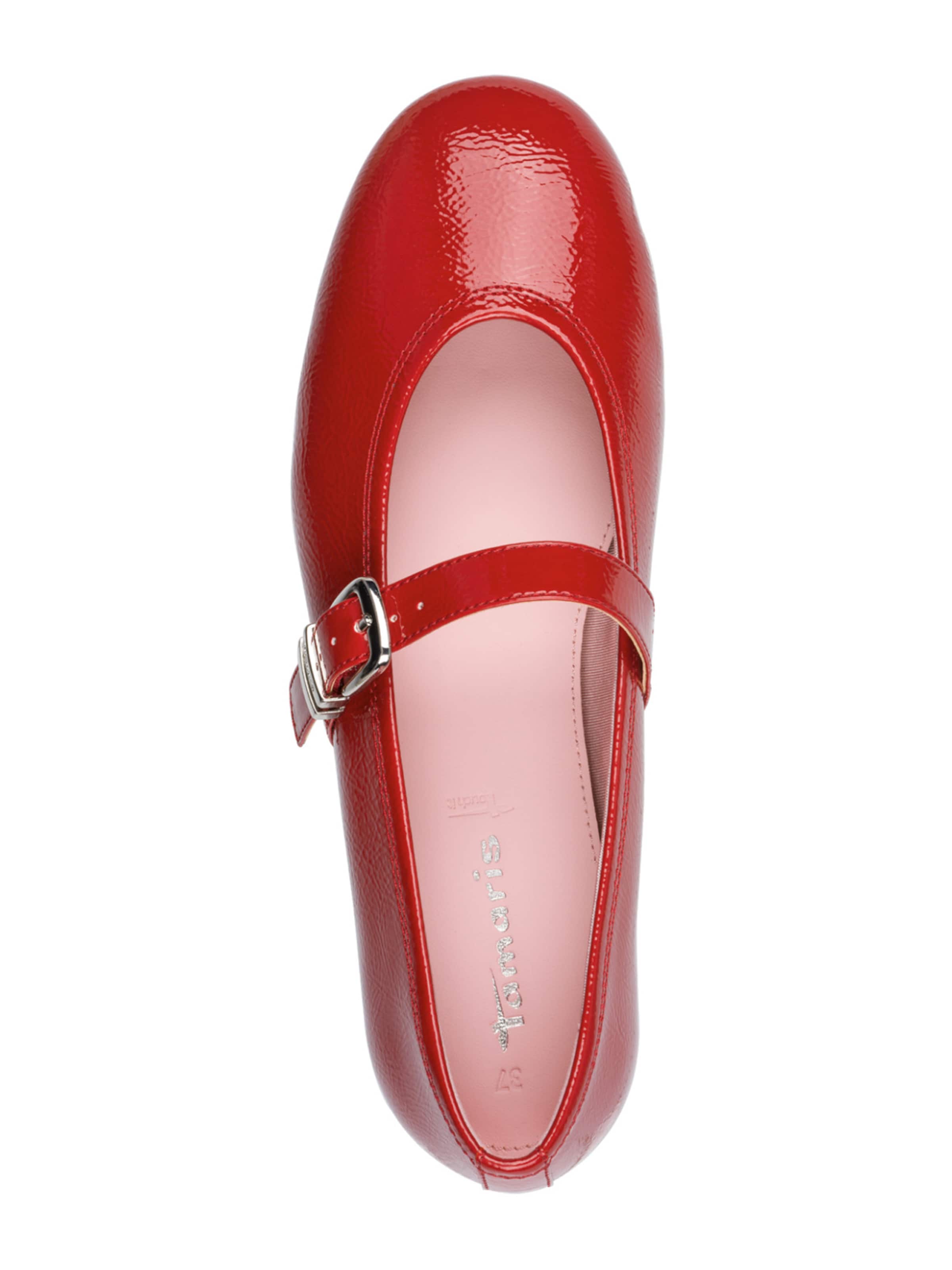 Ballerines à lanières Tamaris en rouge