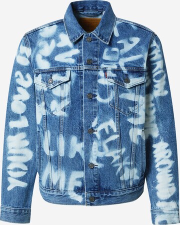 LEVI'S ® - Chaqueta de entretiempo 'The Trucker Jacket' en azul: frente