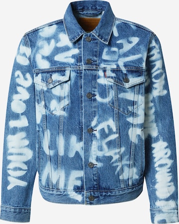 Geacă de primăvară-toamnă 'The Trucker' de la LEVI'S ® pe albastru: față