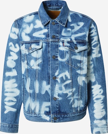 Veste mi-saison 'The Trucker Jacket' LEVI'S ® en bleu : devant