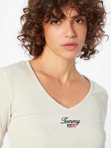 Tommy Jeans - Camiseta en beige