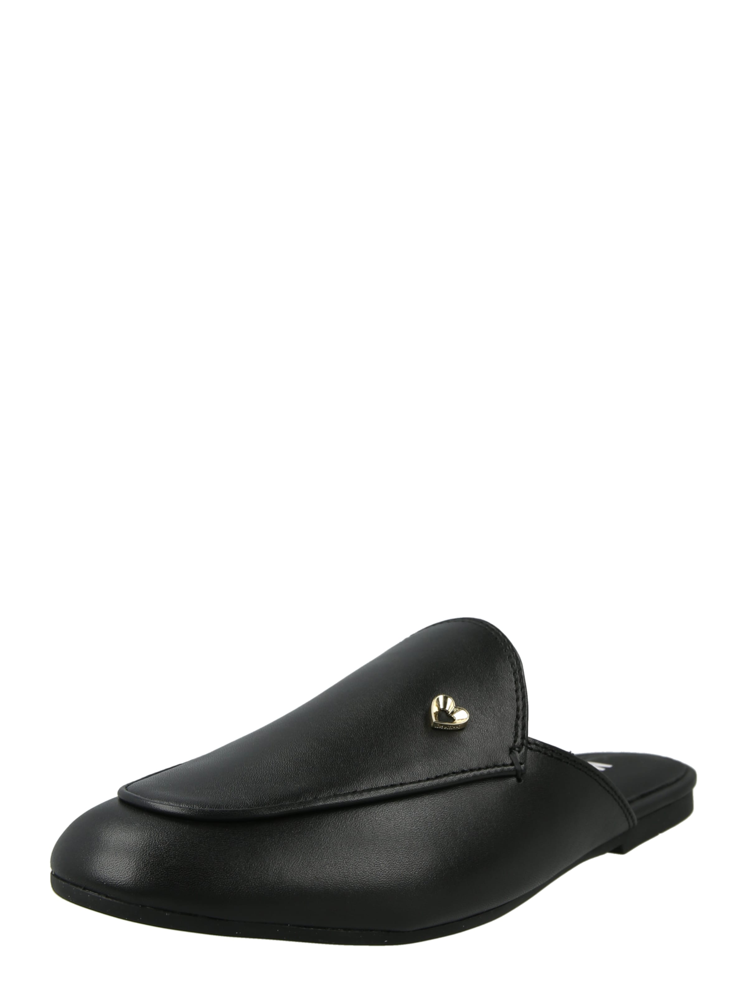 Love Moschino Muiltjes in Zwart: voorkant