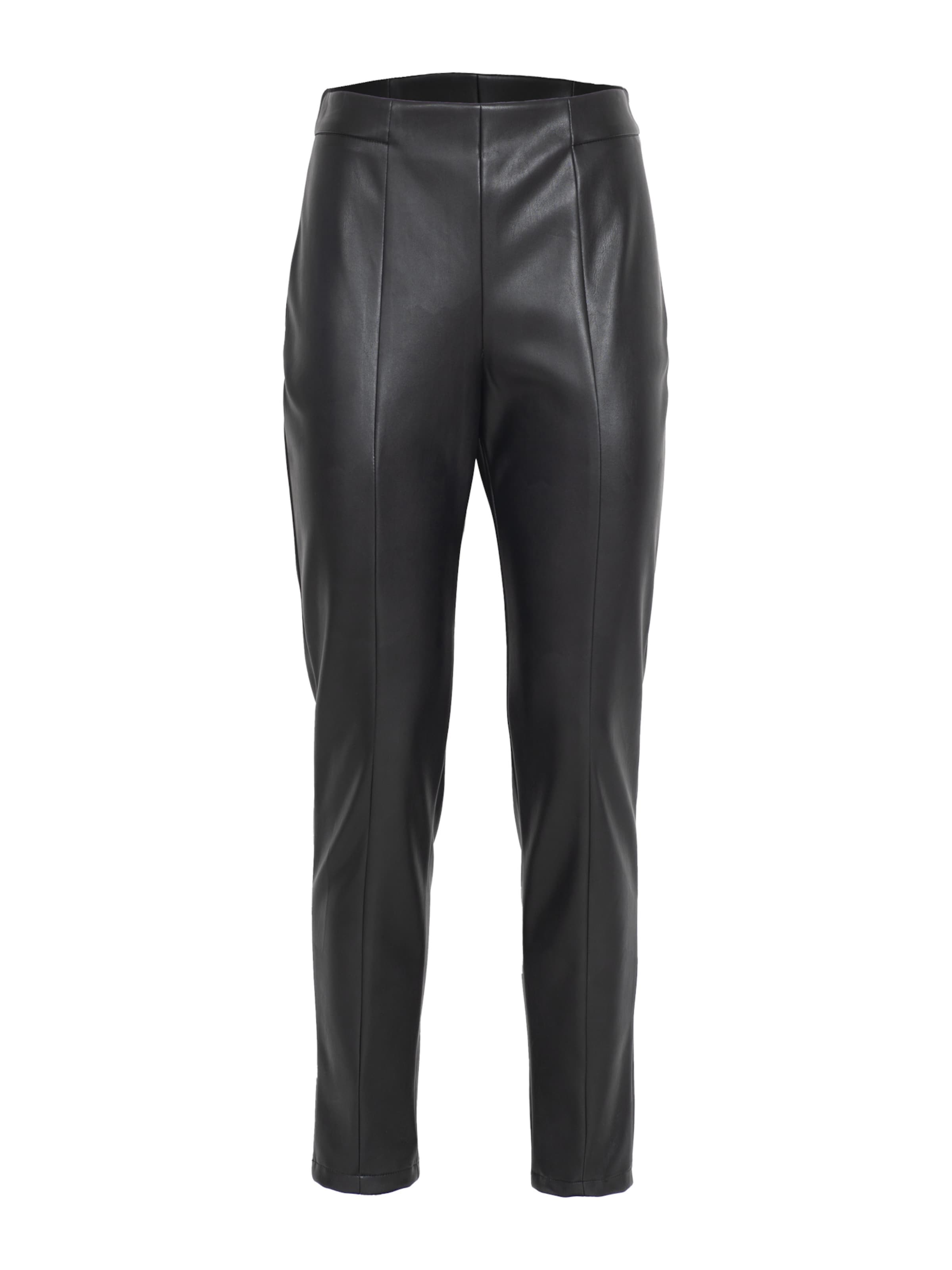 Influencer Trousers in Black: front