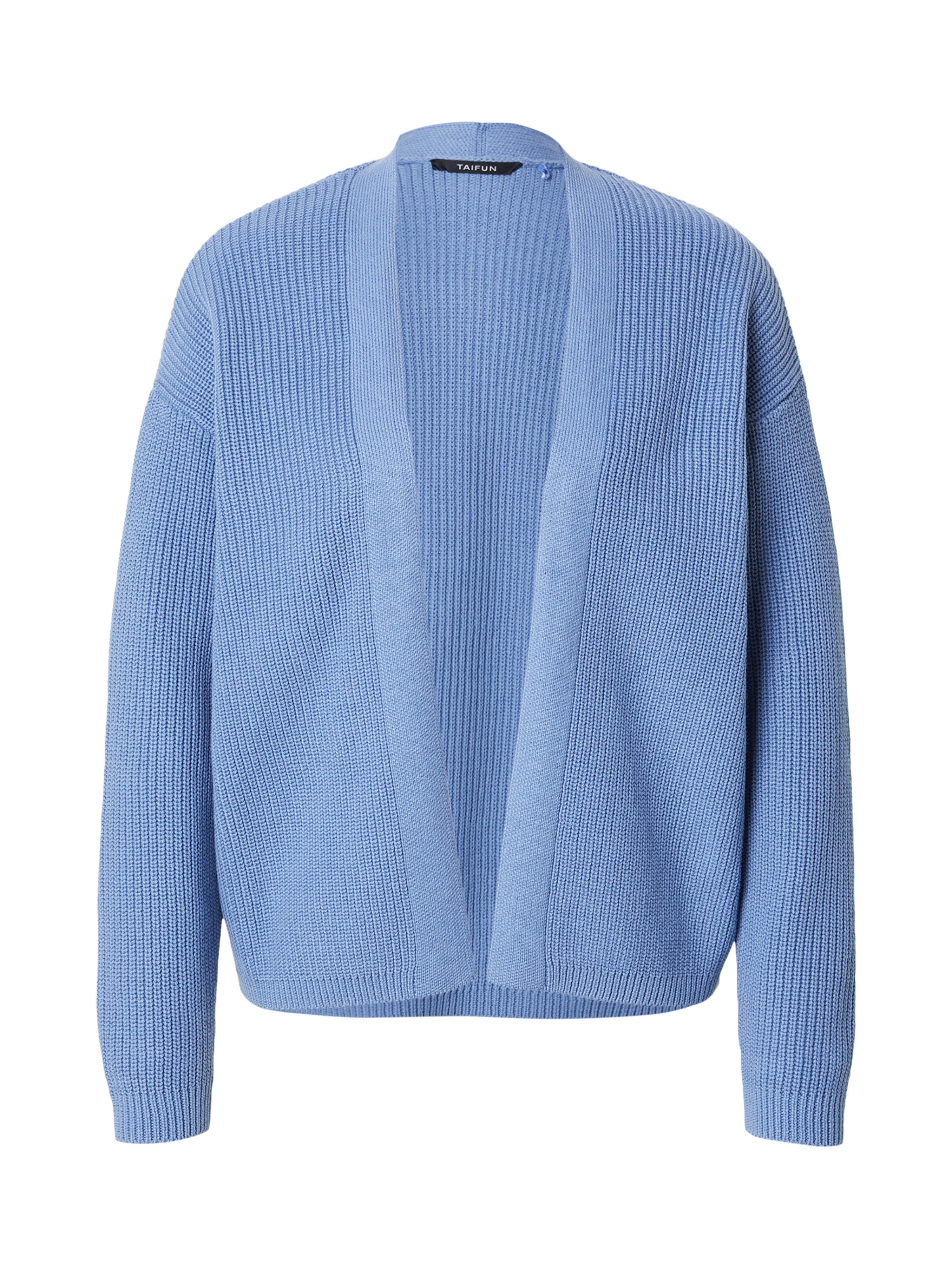TAIFUN Вязаная кофта в Синий: спереди