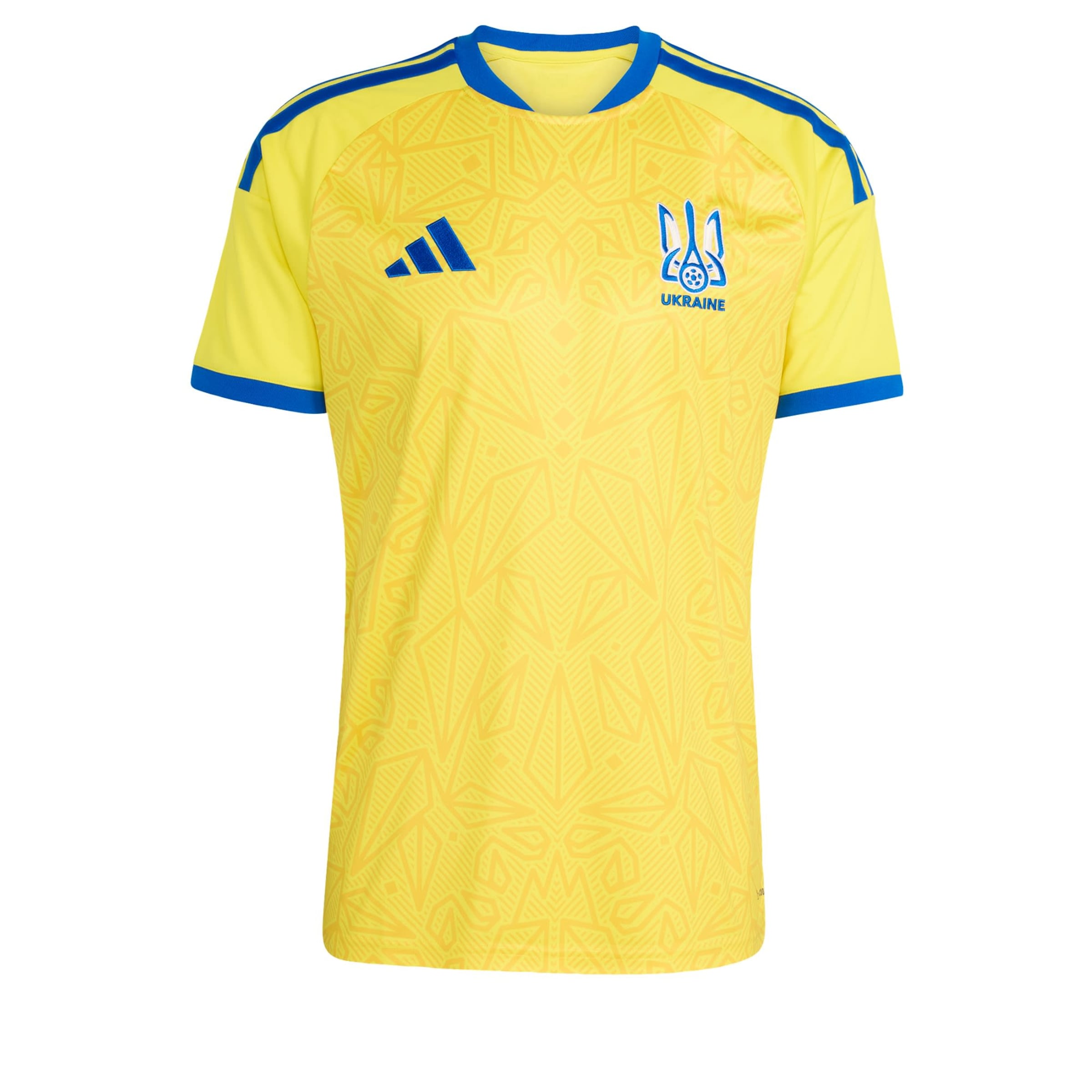 ADIDAS PERFORMANCE Trikot &#x27;Ukraine 26&#x27; in Gelb: Vorderseite