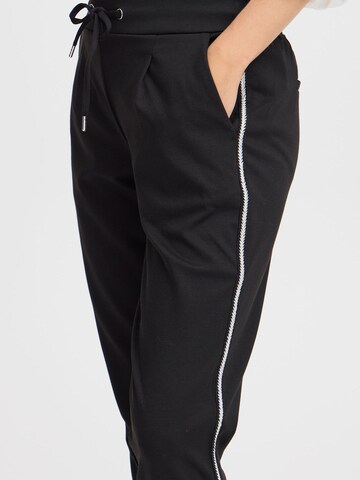 b.young Tapered Chino trousers ' RIZETTA ' in Black