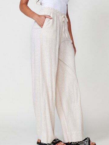 KOROSHI Regular Trousers in White