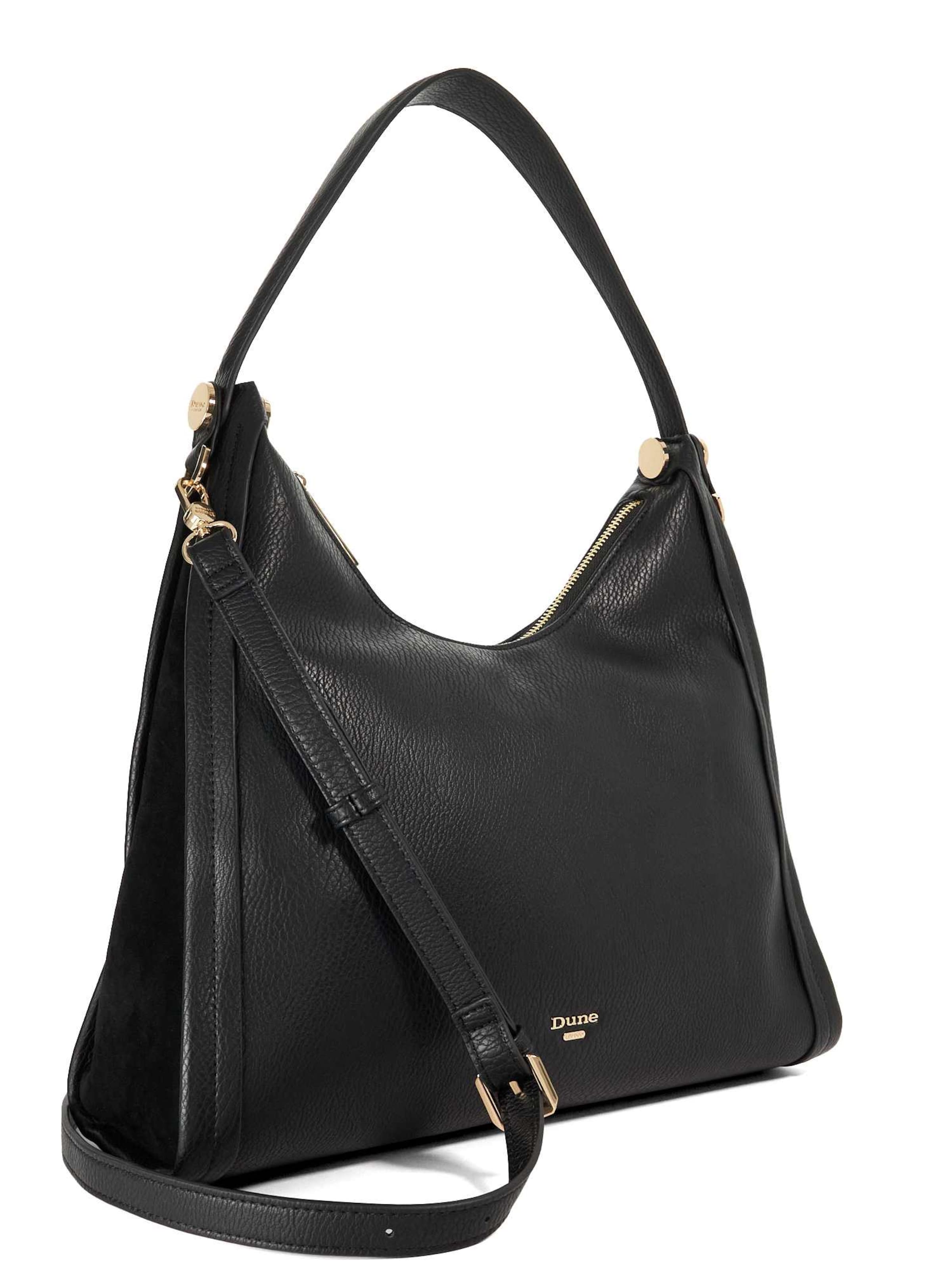 Dune LONDON Schultertasche 'Declared' in Schwarz