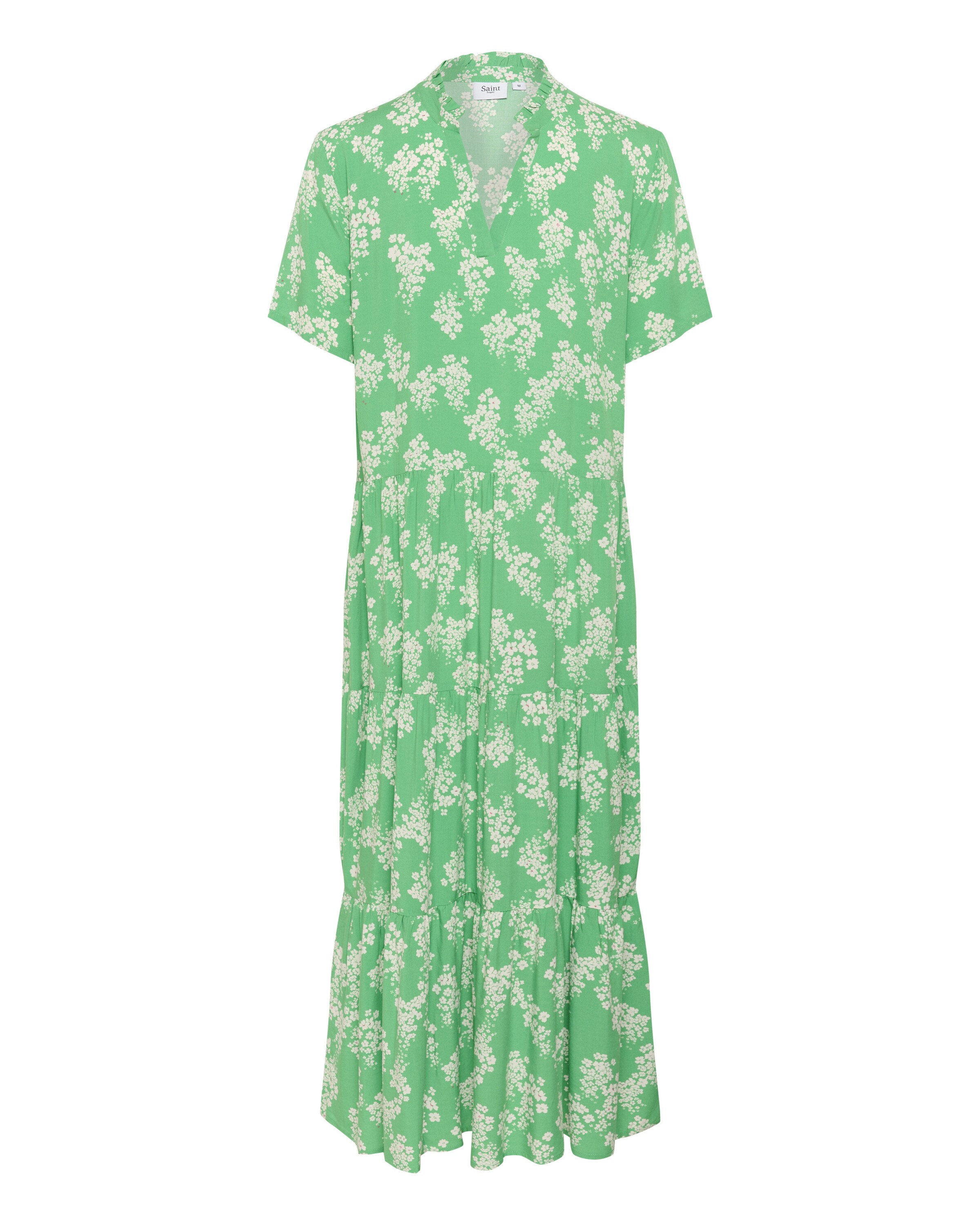 SAINT TROPEZ Kleid 'Eda' in Grün: Vorderseite