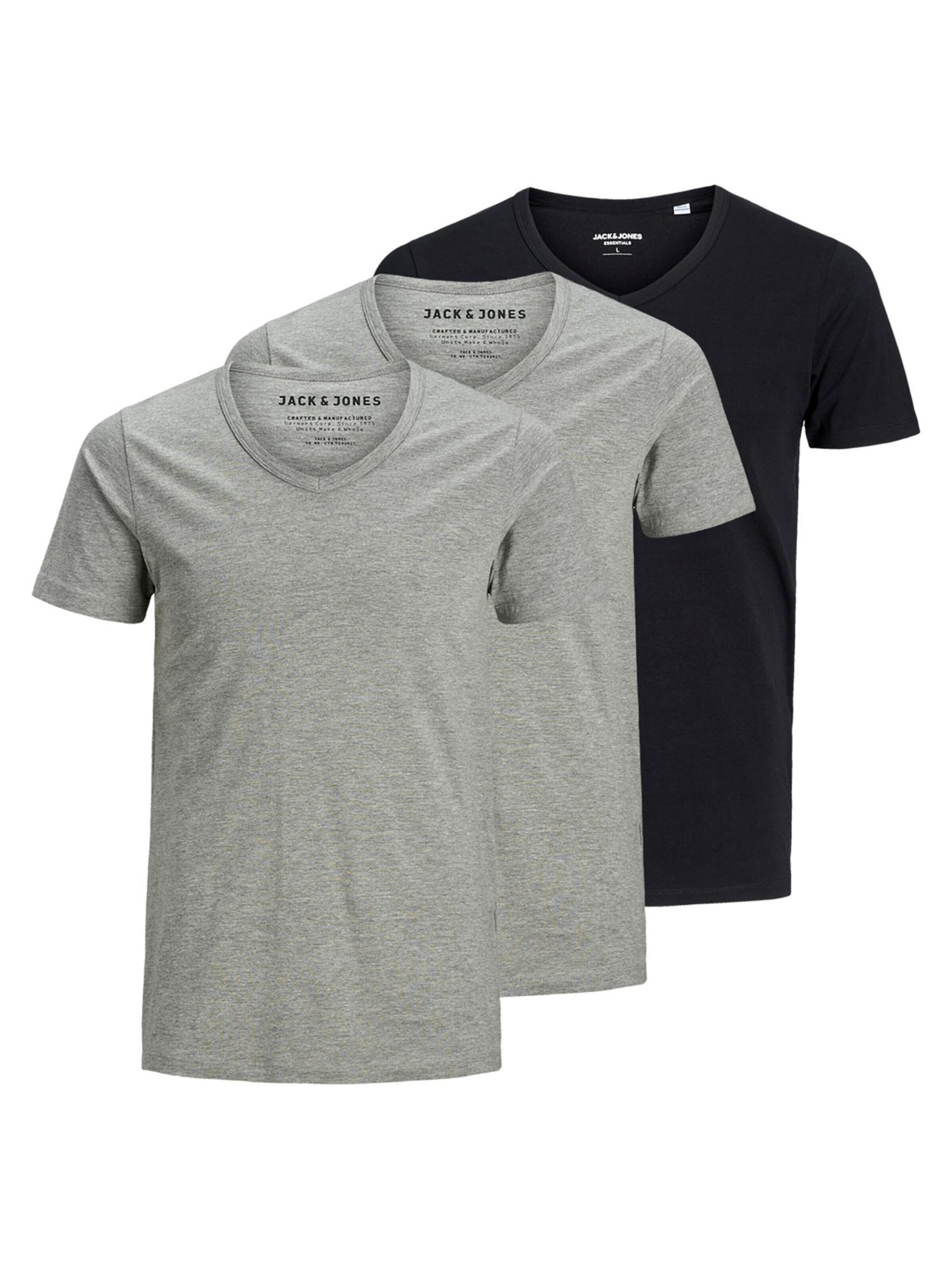 JACK & JONES Shirt 'Essentials'‌‌ in Grau: Vorderseite