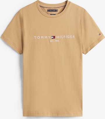 Coupe regular T-Shirt TOMMY HILFIGER en beige : devant