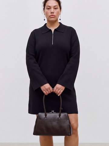 Vero Moda Curve Knit dress 'HANNA' in Black