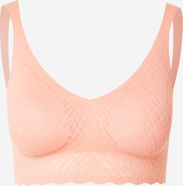 Reggiseno 'ZERO Feel Bliss' di SLOGGI in arancione: frontale