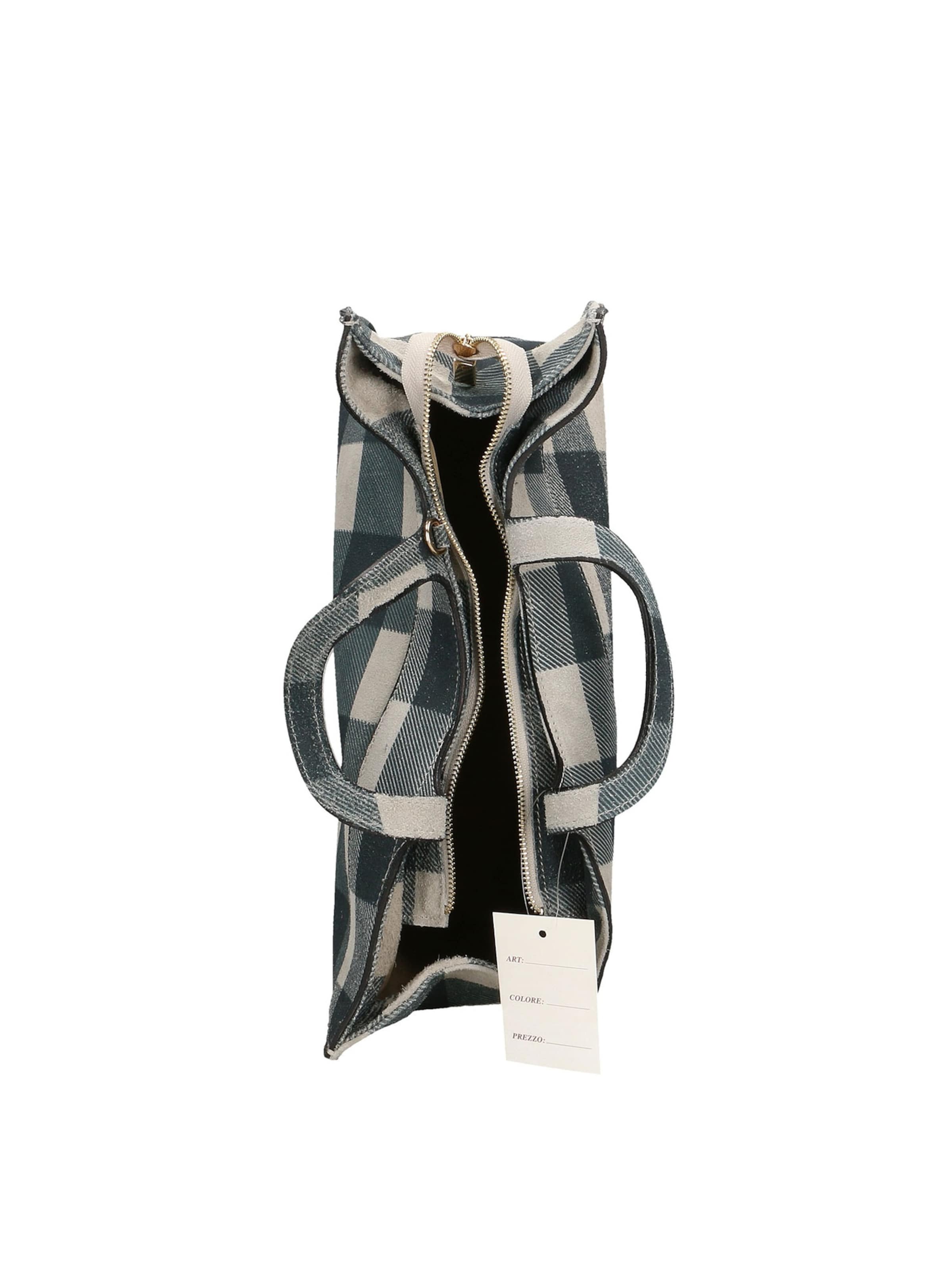Borsa a mano 'Borsa a Mano Donna Ivy Design Vera Pelle Scamosciata Made in Italy' di Gave Lux in blu