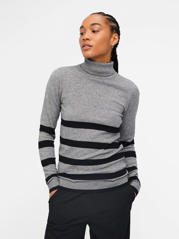 Pull-over OBJECT en gris : devant