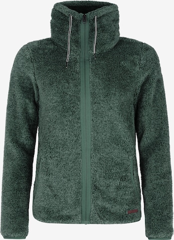 PROTEST Fleecejacke 'RIRI' in Grün: Vorderseite