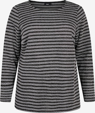 Zizzi Shirt 'ELIN' in Grau: predná strana