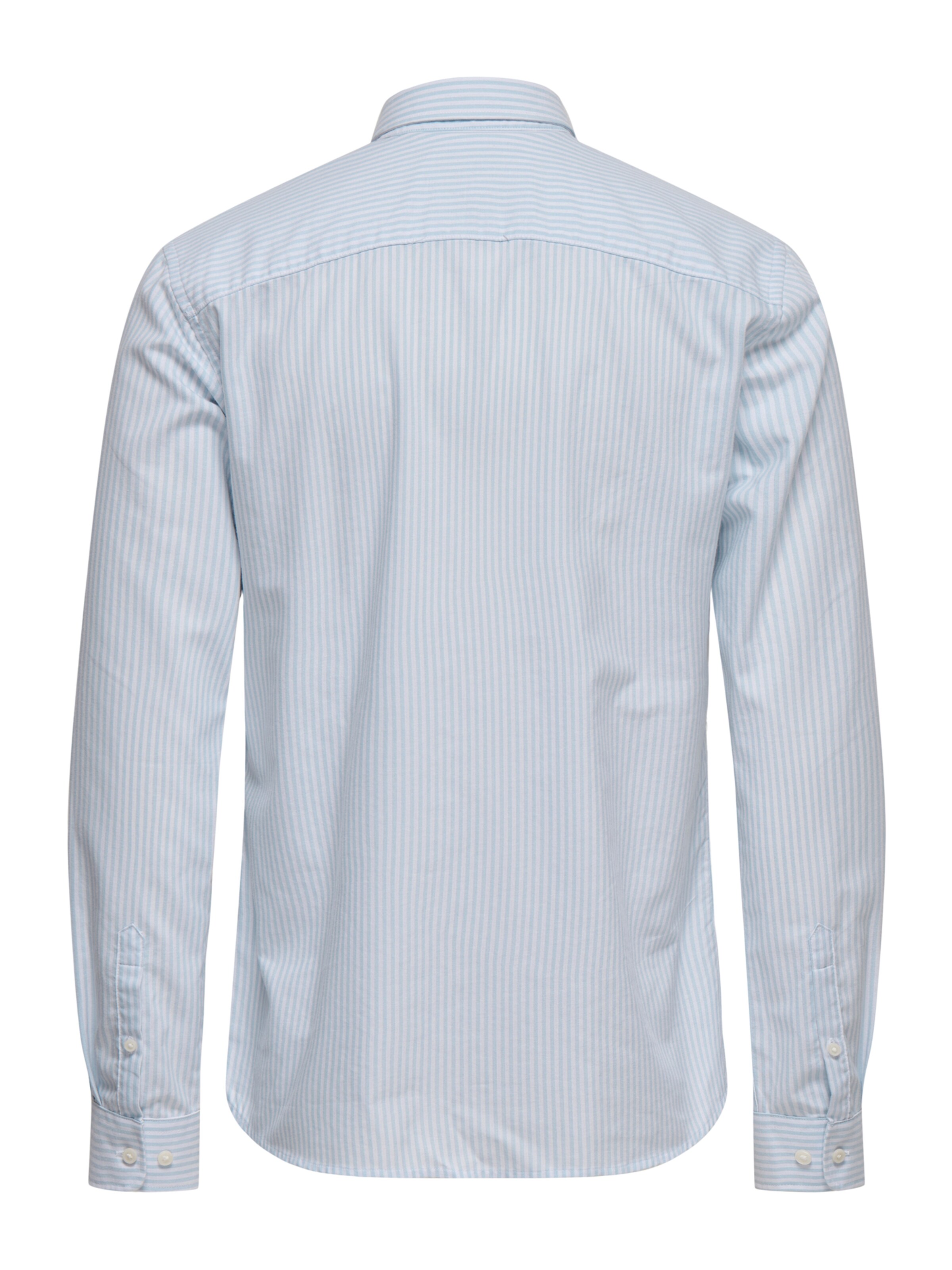 Only & Sons Slim Fit Paita 'ONSALVARO' värissä valkoinen