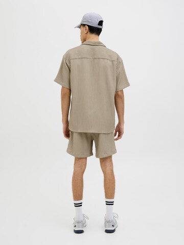 JACK & JONES - Loosefit Pantalón en gris