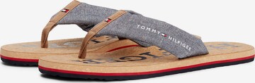 TOMMY HILFIGER Ujjelválasztó-pántos szandál - kék