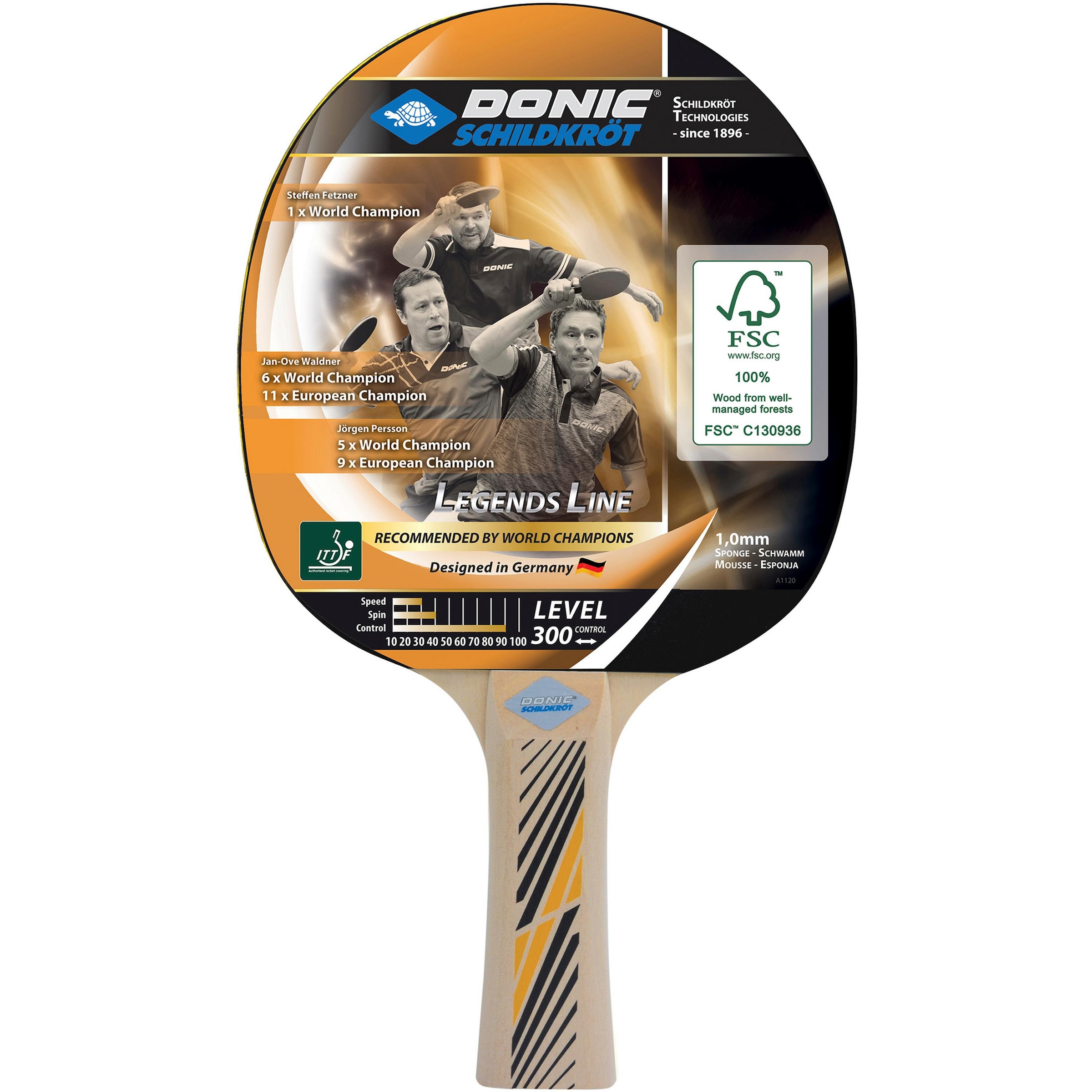 Donic-Schildkröt Racket 'Legends 300' in Beige