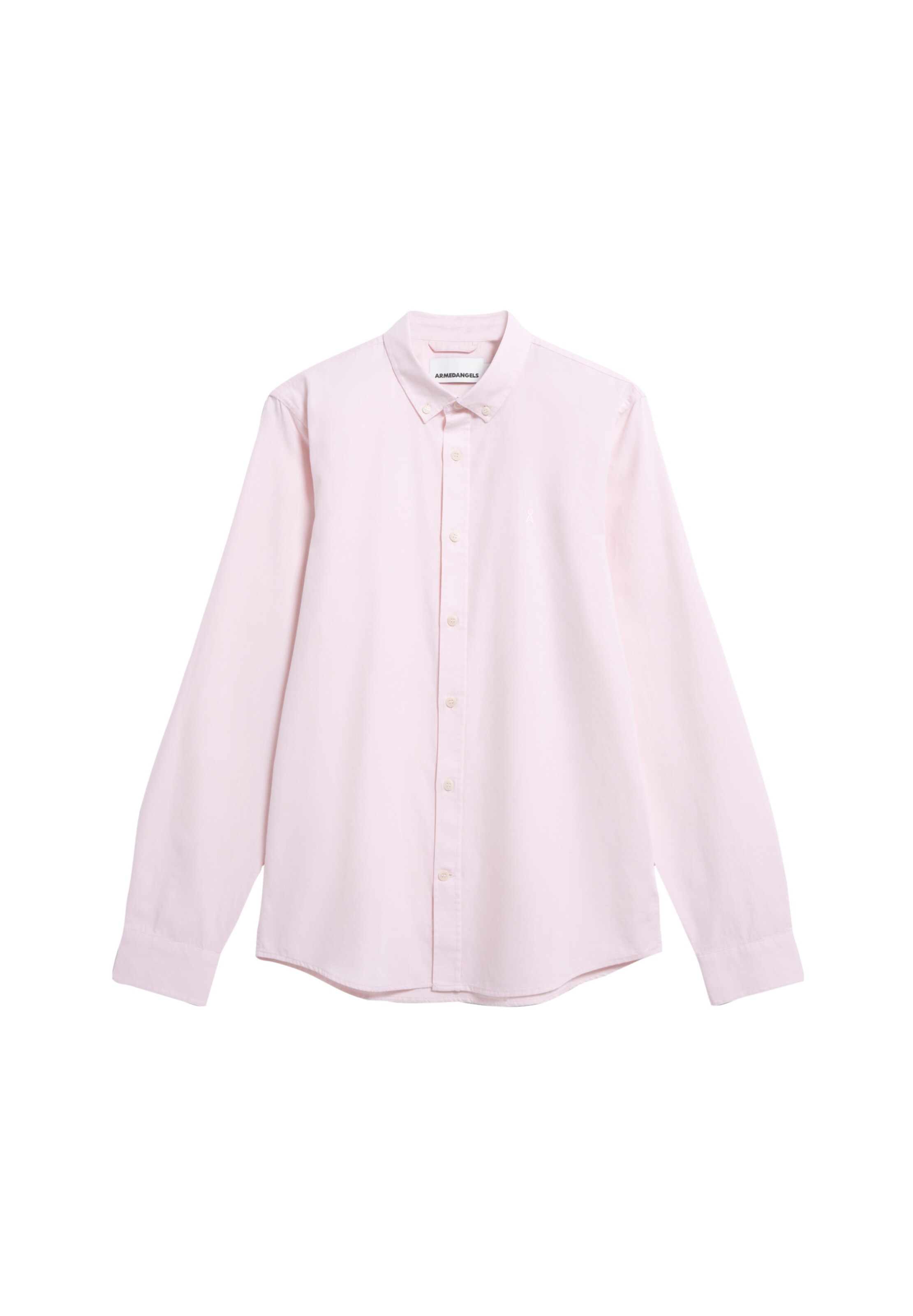 Coupe regular Chemise 'QUAASA' ARMEDANGELS en rose : devant