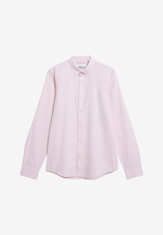 ARMEDANGELS Button Up Shirt 'QUAASA' in Pink: front