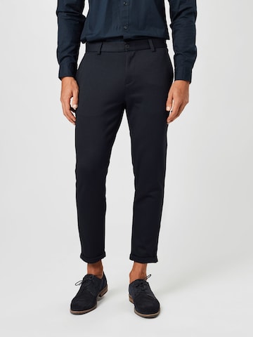 TOM TAILOR DENIM Slimfit Chinohose in Blau: predná strana