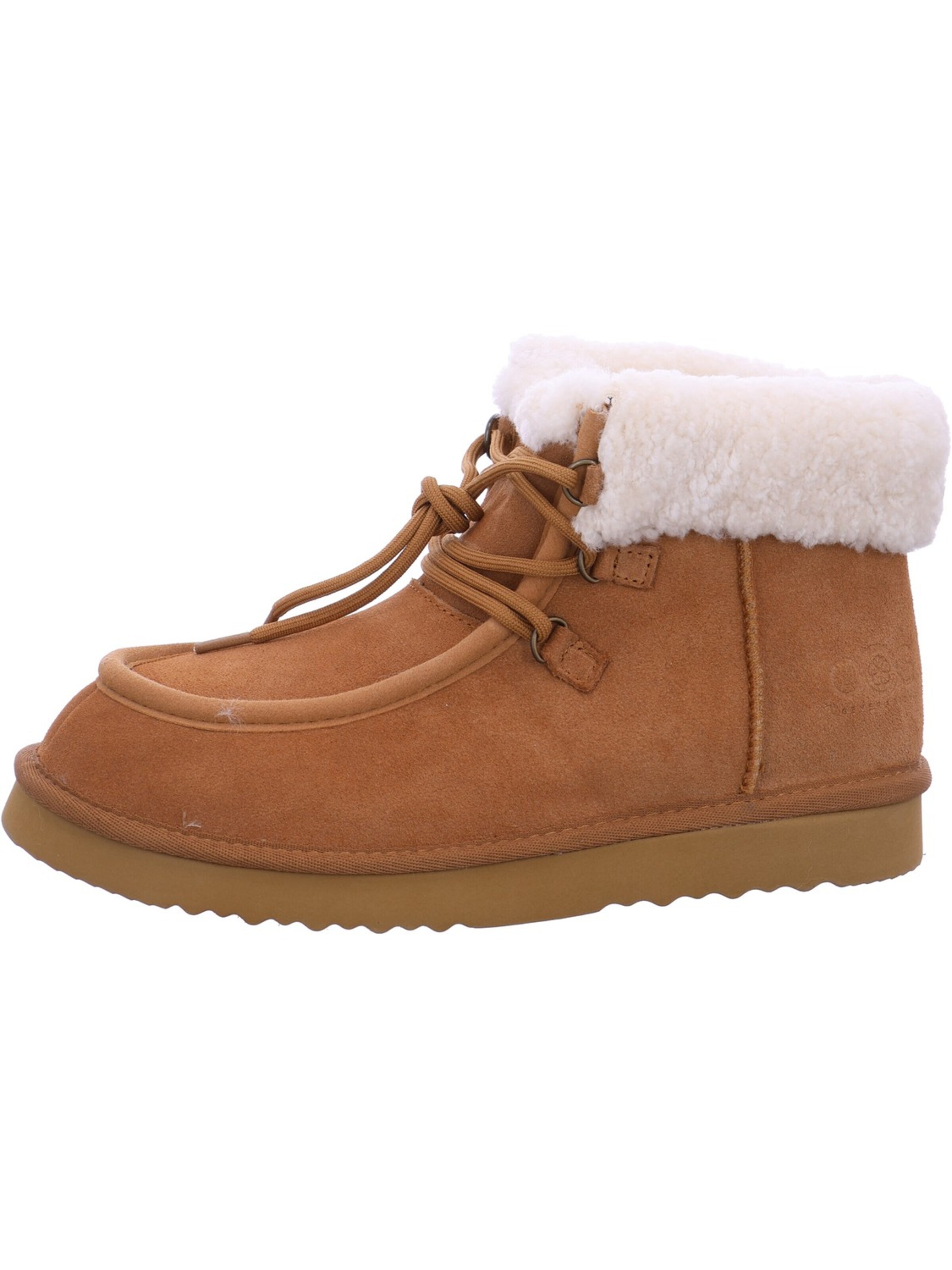 OOG Lace-Up Boots in Brown: front