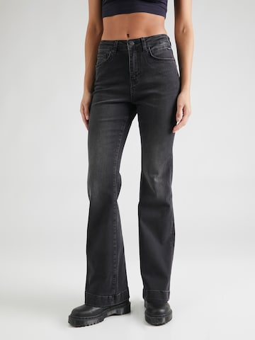 Summum Flared Jeans 'JULIET' in Zwart: voorkant