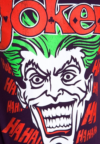 LOGOSHIRT Shirt 'Joker - Batman' in Lila