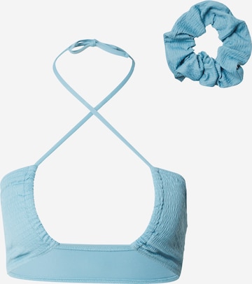 Calvin Klein SwimwearBikini gornji dio - plava boja: prednji dio